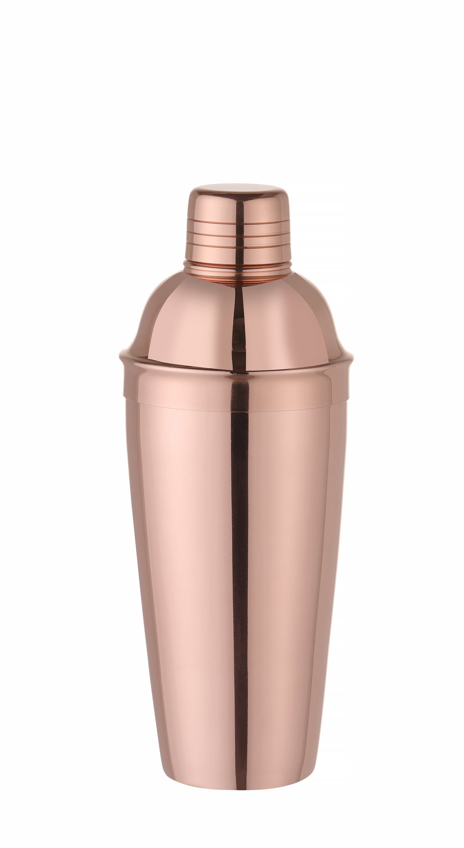 Cobbler Shaker 3-delad 0,75 l Rostfritt Stål Kopparlook