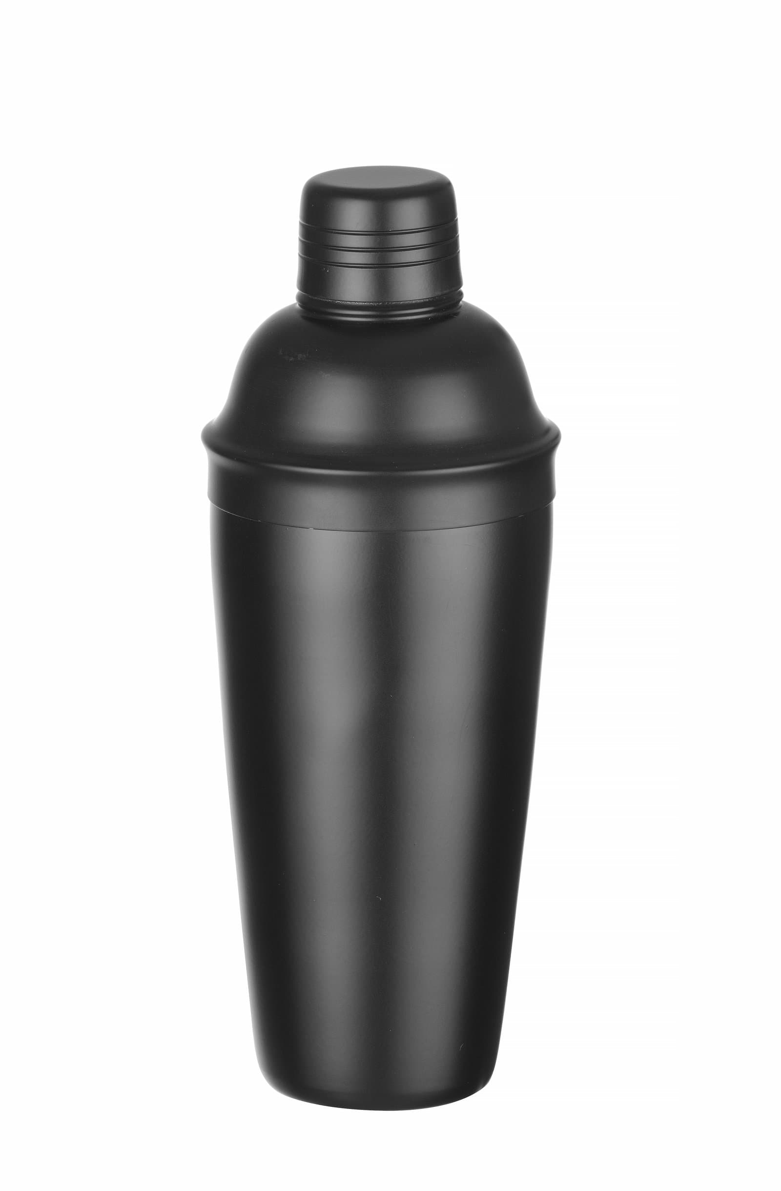 Cobbler Shaker 3-delad 0,75 l Rostfritt Stål Svart