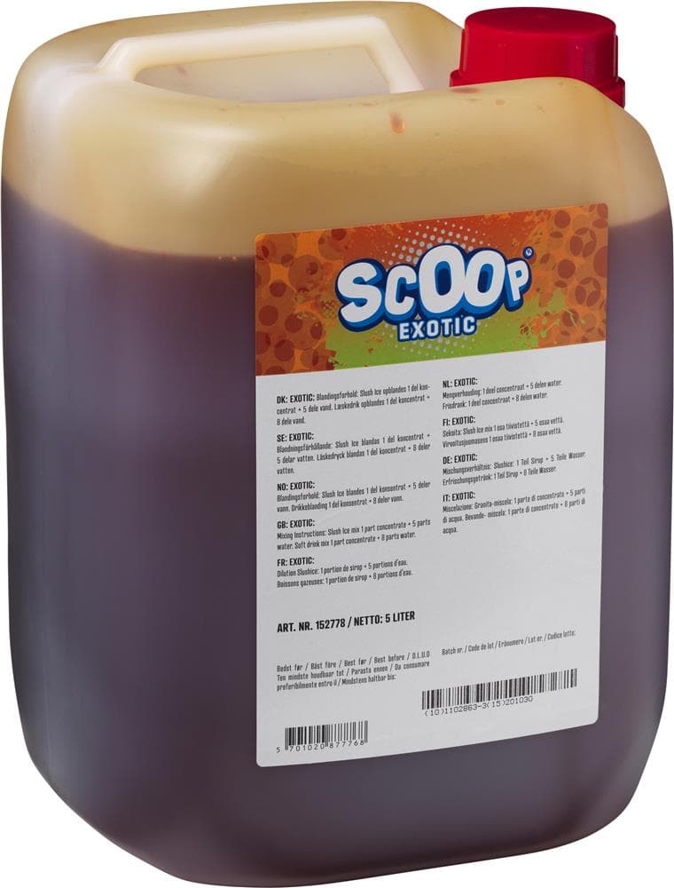 Scoop Slushice Koncentrat Exotic, 5l