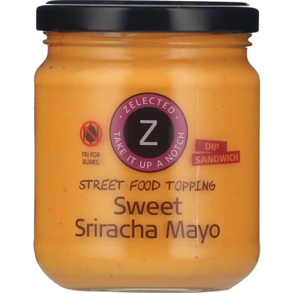 Söt Sriracha Majonnäs 180g Zelected