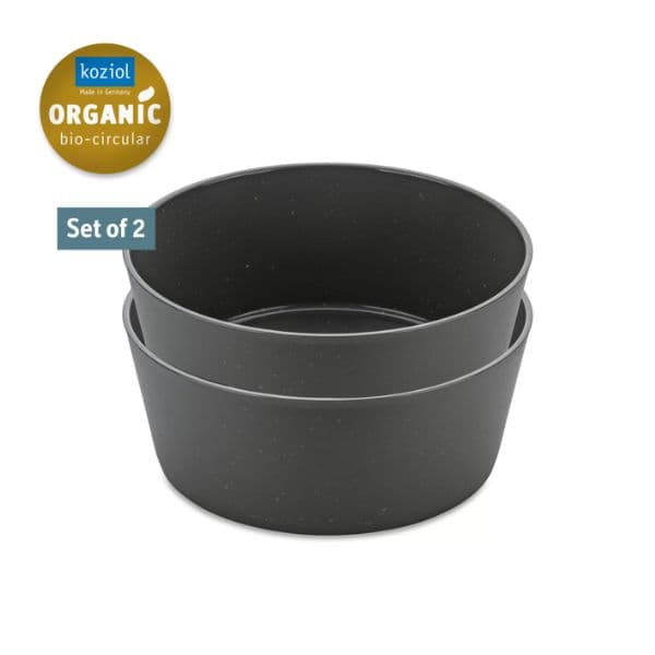 Koziol Connect Bowl 400ml (2 St.) - Ash Grey