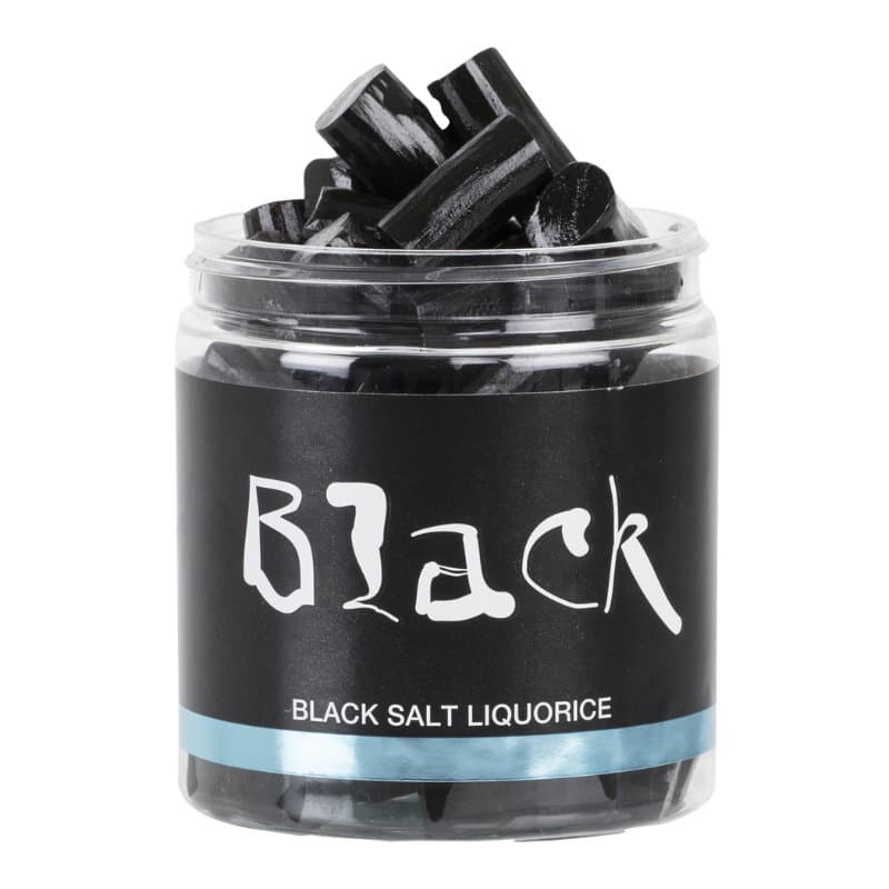 Salt Lakrits i Burk 170g, Svart Lakrits