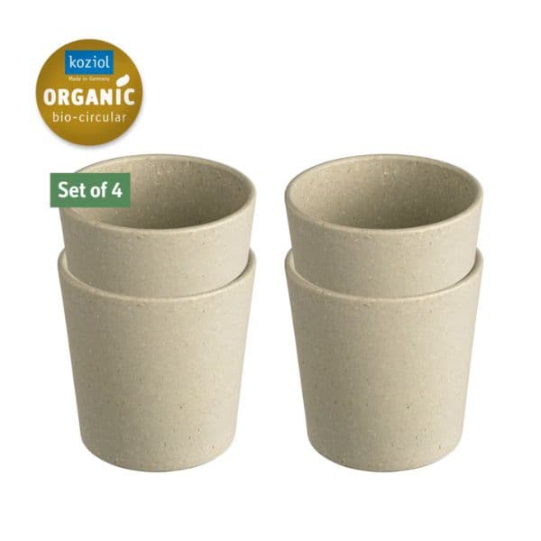 Koziol Connect Cup S 190ml (4 St) - Dessert Sand