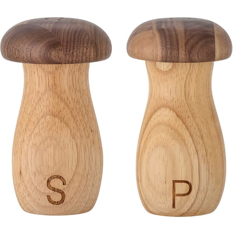 Rahim Salt & Pebersæt, Brun, Gummitræ 2 Stk