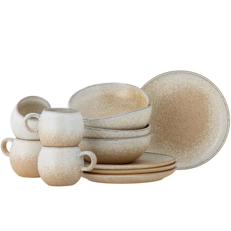 Paula Frukostset, Natur, Stengods 4 x 3 St.