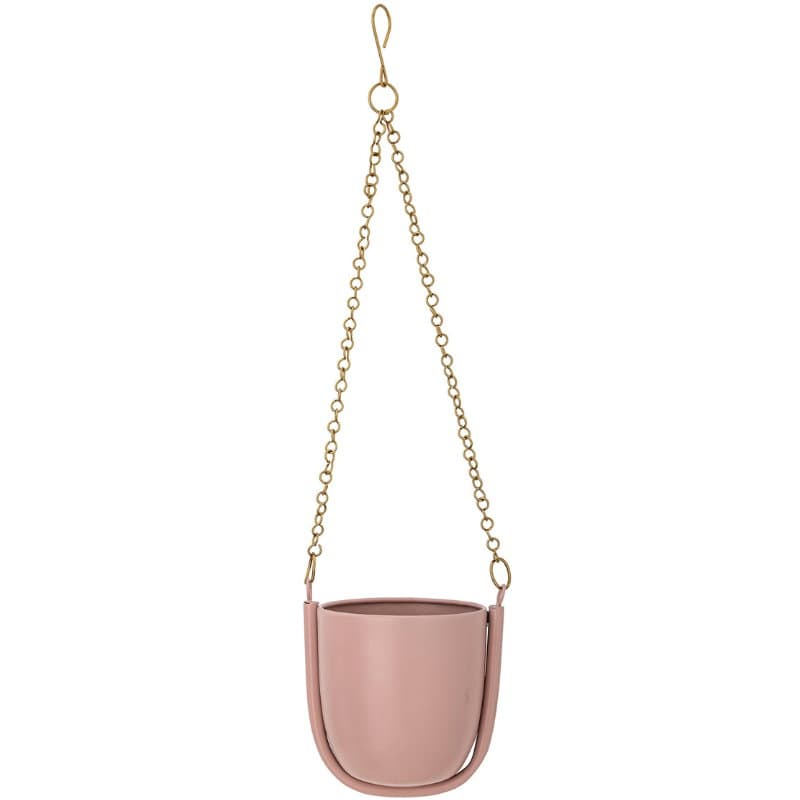 Kati Hängande Kruka, Rosa, Metall