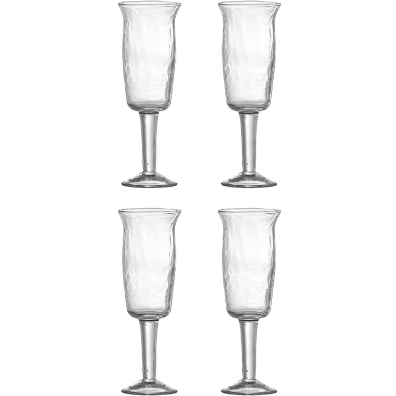 Asha Vinglas, Klar, Återvunnet Glas 4 St