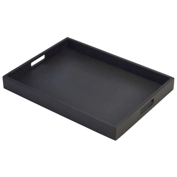 Solid Sort Butlerbakke 44 x 32 x 4,5cm