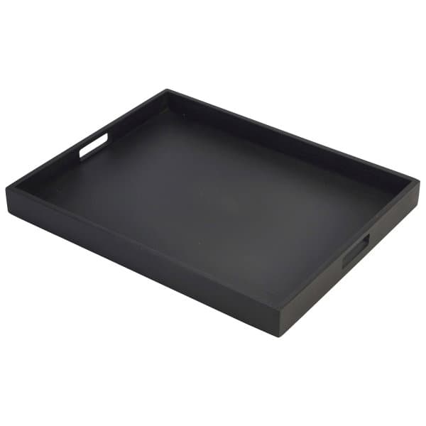Solid Svart Butlers Bricka 49 x 38,5 x 4,5cm