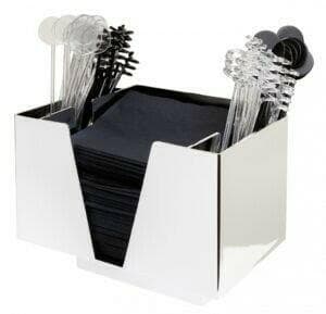 3-delad Bar Organizer Krom