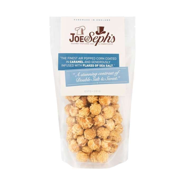 J&S - Karamell Och Dubbelt Havssalt Popcorn - 80 G
