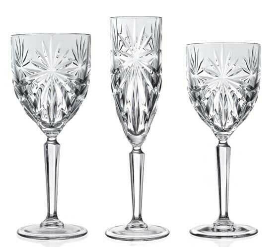 Rcr Oasis Champagne, Røda Och Vita Vinglas