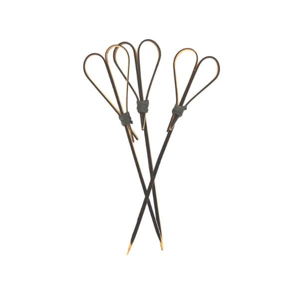 Bambu Svart Hjärta 12 Cm 25 St