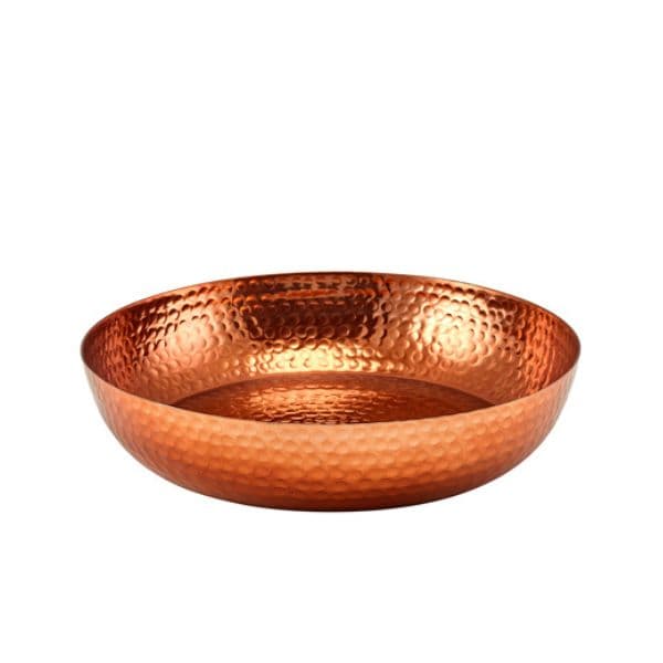 Genware Koppar Hammrad Aluminiumsskål 31cm