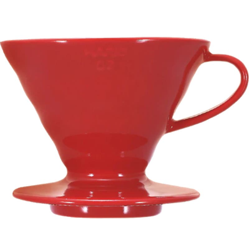 Hario V60 Kaffedripper 02 Keramik Röd