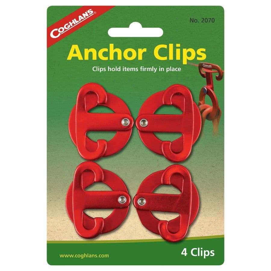 Coghlans Ankarclips, 4-pack