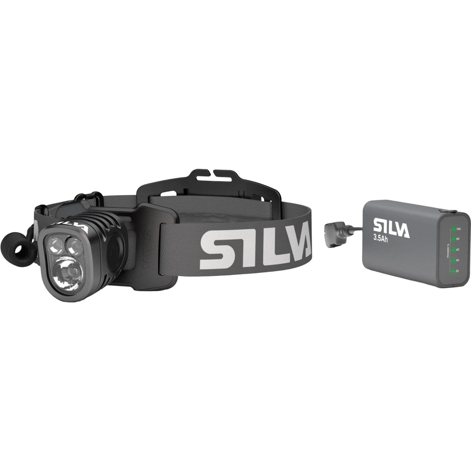 Silva Exceed 4R, pannlampa, svart