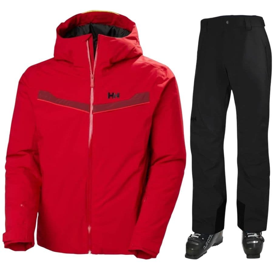 Helly Hansen Panorama 2.0/Legendary skidset, herr, röd/svart