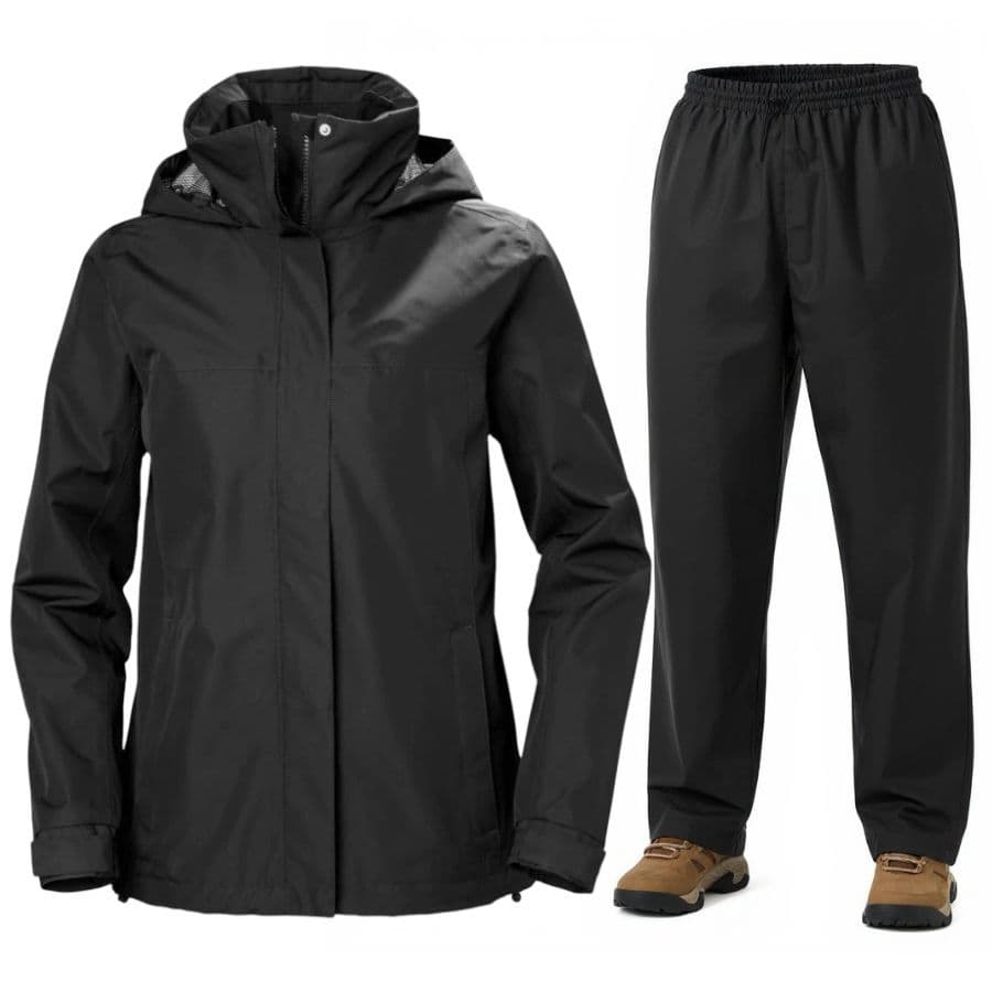 Helly Hansen Aden/HH Rain, regnställ, dam, svart