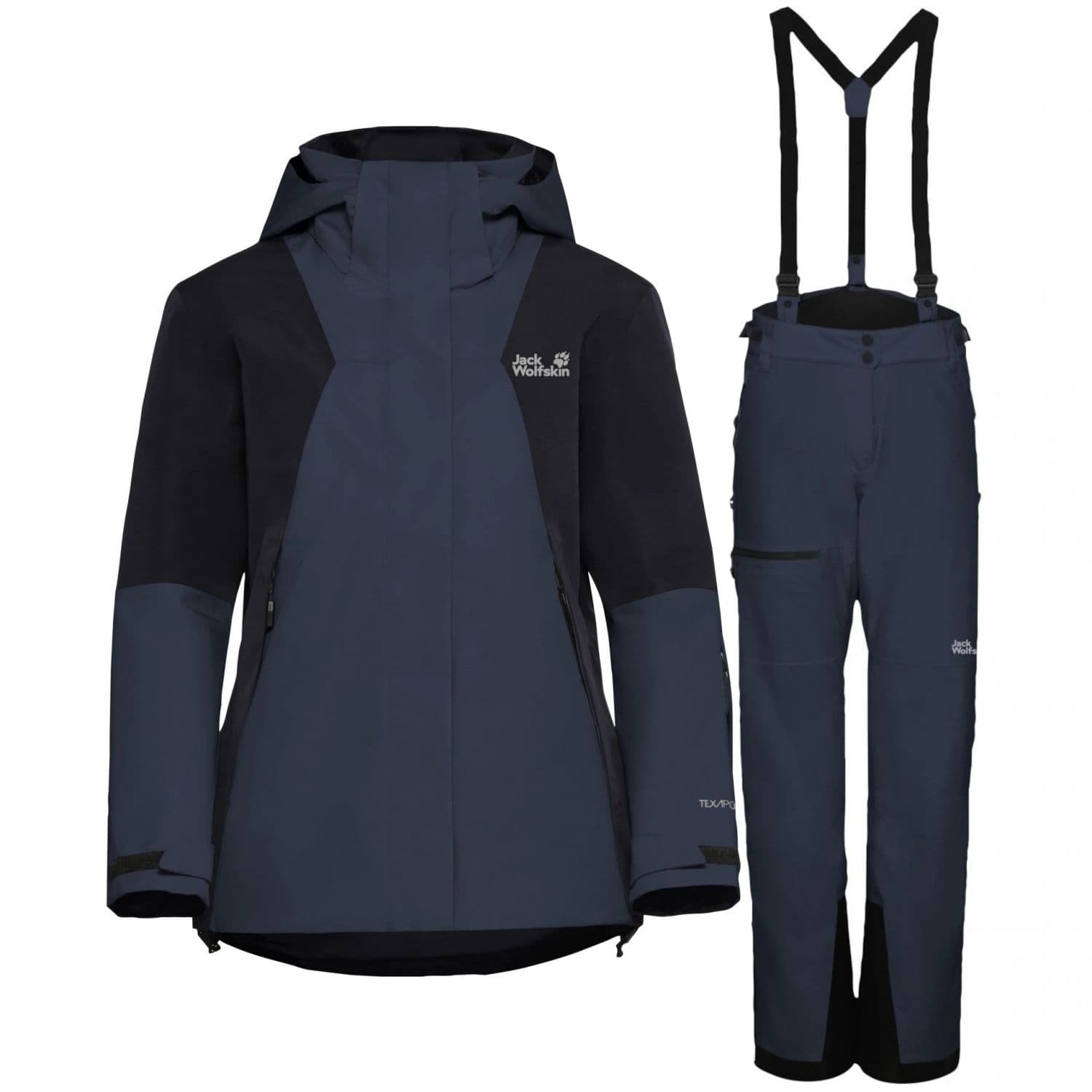 Jack Wolfskin Flowline Pro 2L Ins set, dam, mörkblå