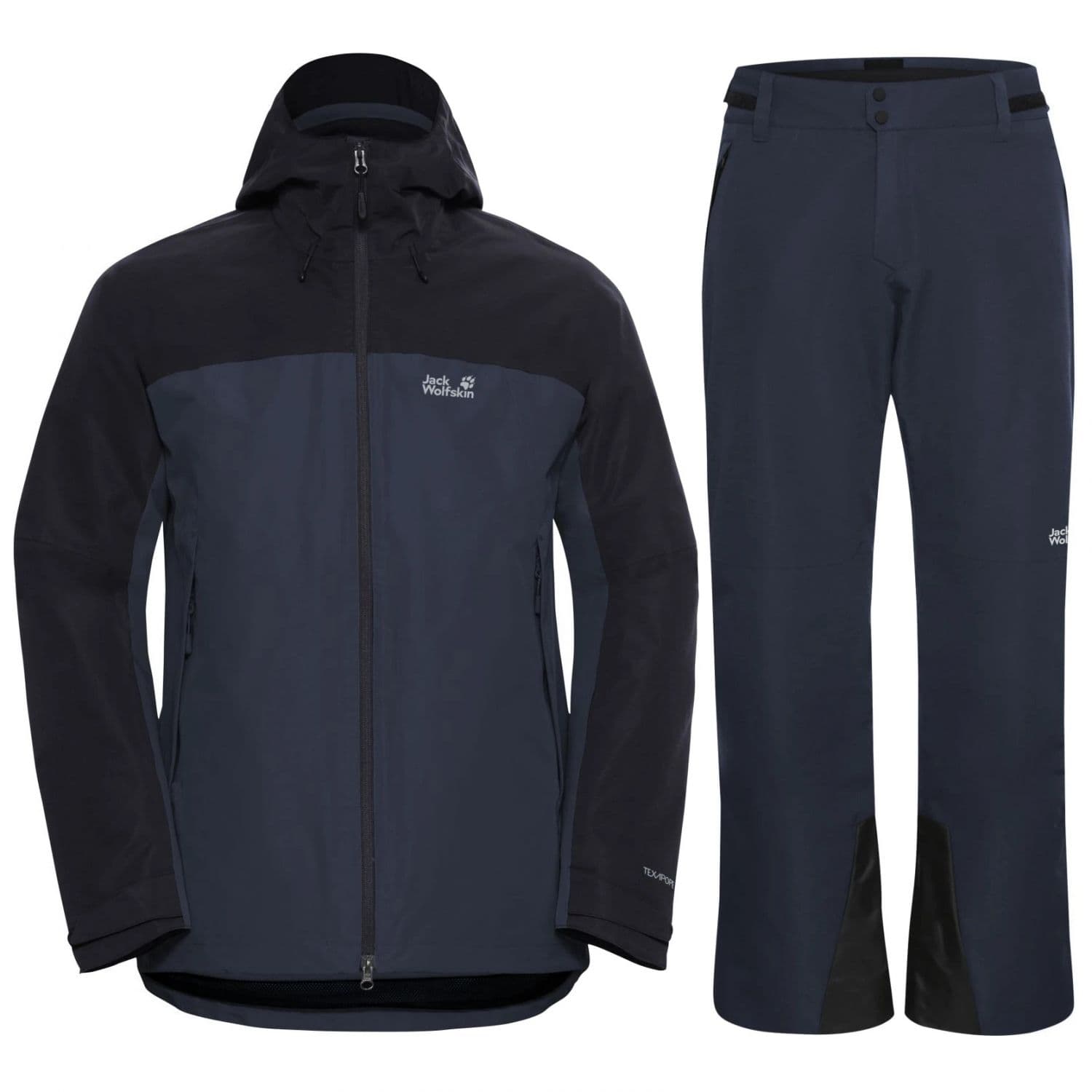 Jack Wolfskin Flowline/Wild Places skidset, herr, mörkblå
