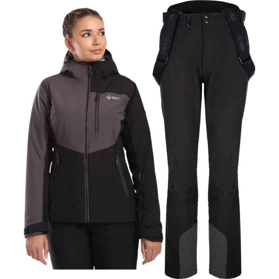 Kilpi Rhea/Flip skidset, dam, svart