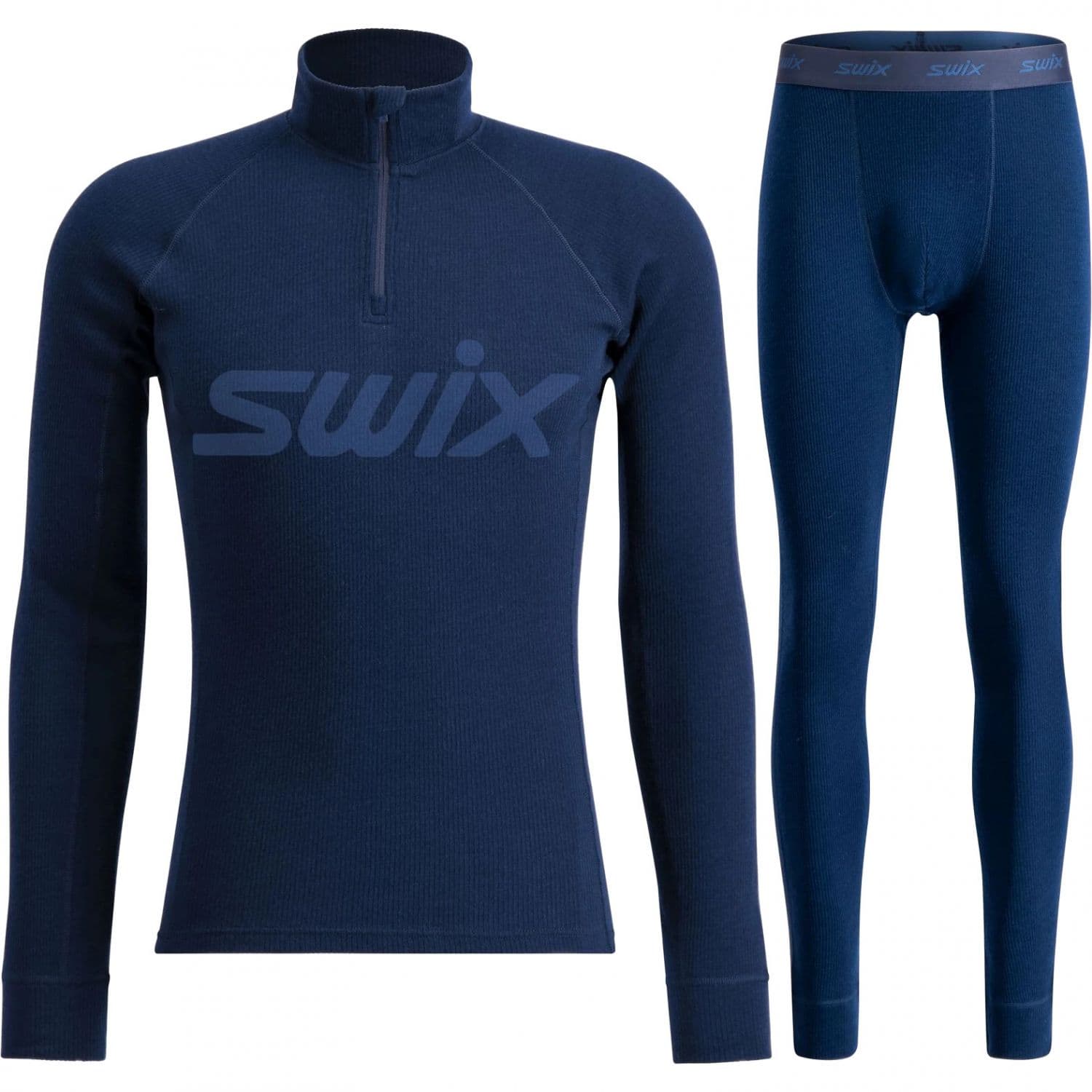 Swix RaceX Merino Half Zip/Pants set, herr, navy