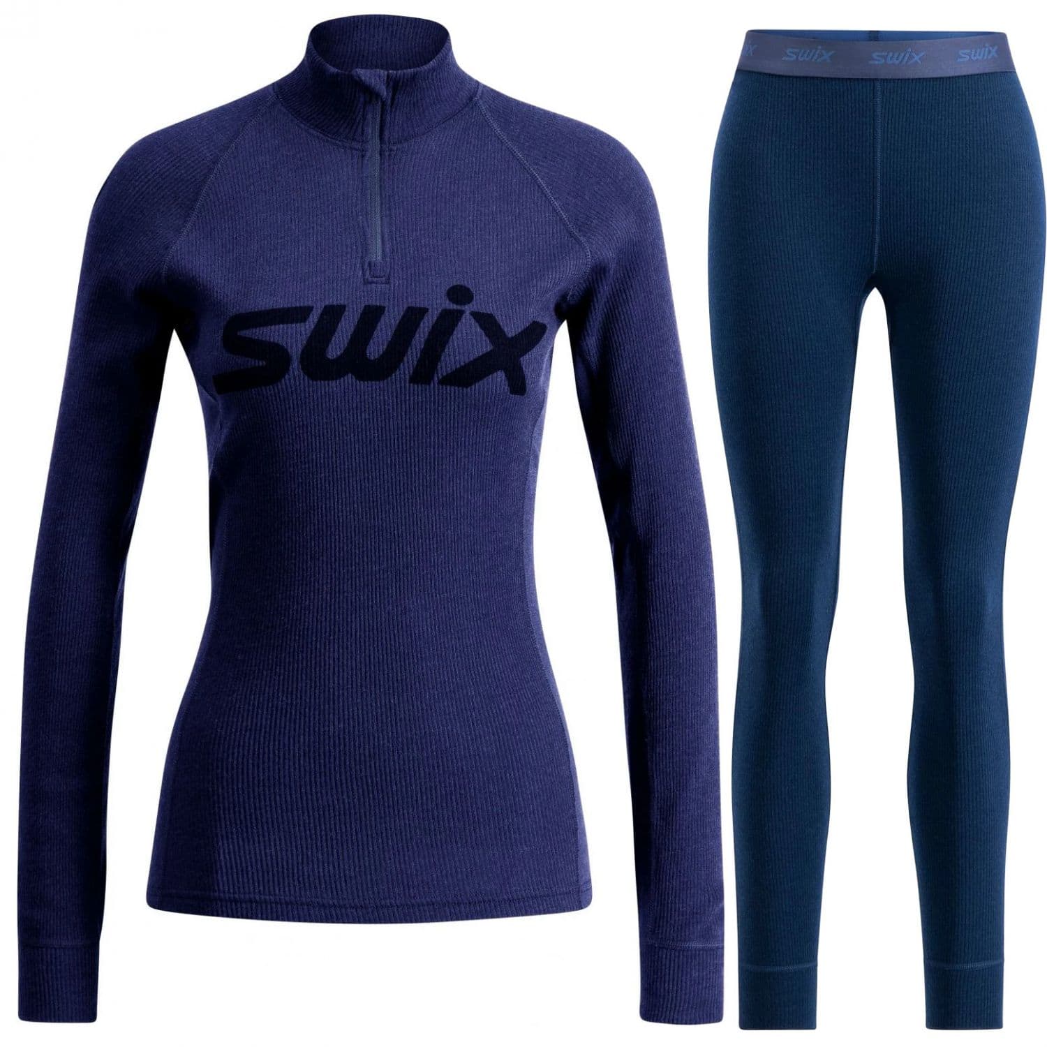 Swix RaceX Merino Pants/Half Zip set, dam, navy