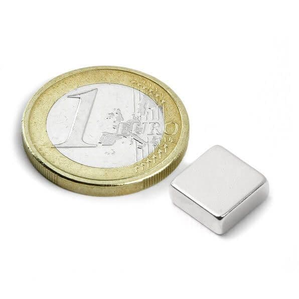 Kubmagnet 10x10x4 mm