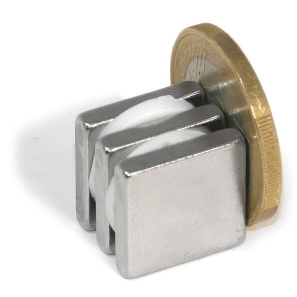 Kubmagnet 15x15x3 mm