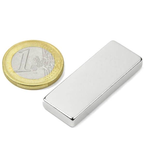 Kubmagnet 40x10x5 mm