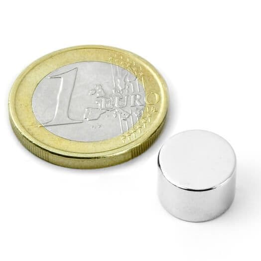 Skivmagnet 12x8 mm