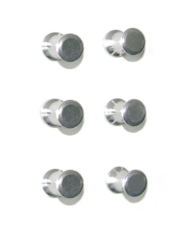 Magnetiska aluminiumstift 6 styck