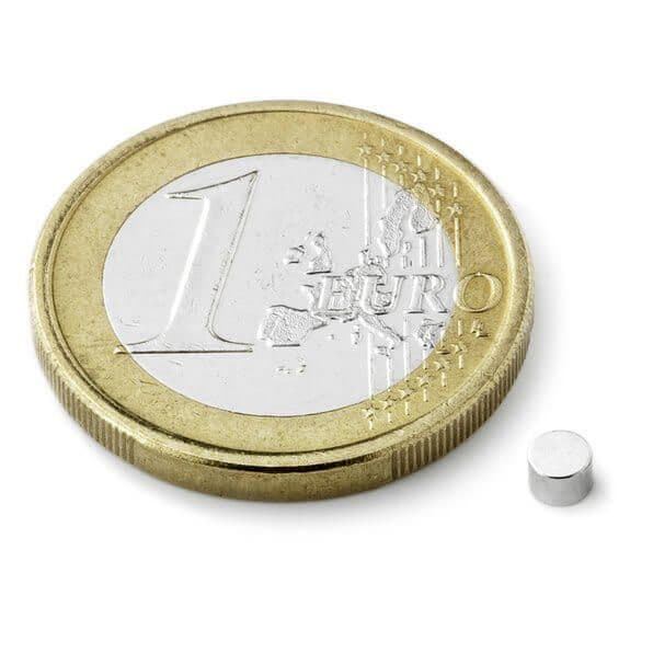 Skivmagnet 3x3 mm