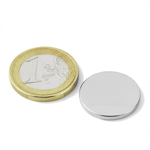 Skivmagnet 20x2 mm