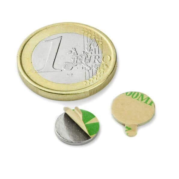 Skivmagnet m/lim 10x1 mm