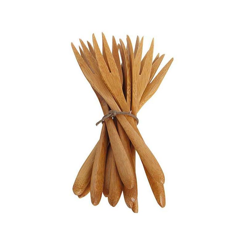 Pålægsgafler i Bambus 14 cm fra by Brorson