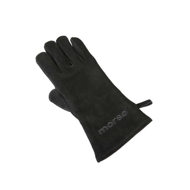 Grillhandske og Pejsehandske i Sort Ruskind til Højre Hånd fra by Brorson