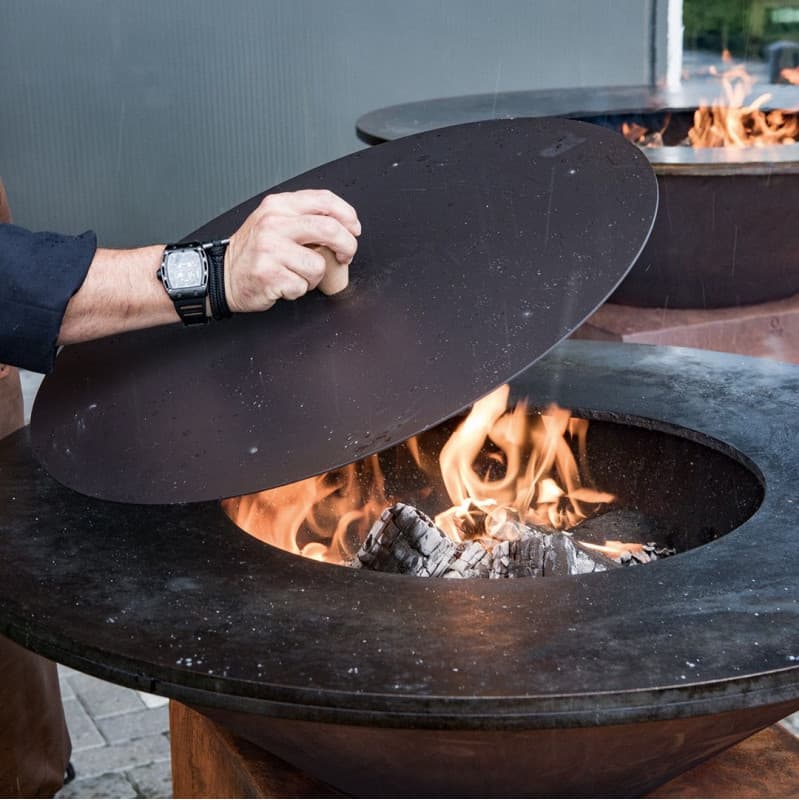 OFYR Cover og Låg til Grill Classic Corten 100 fra by Brorson