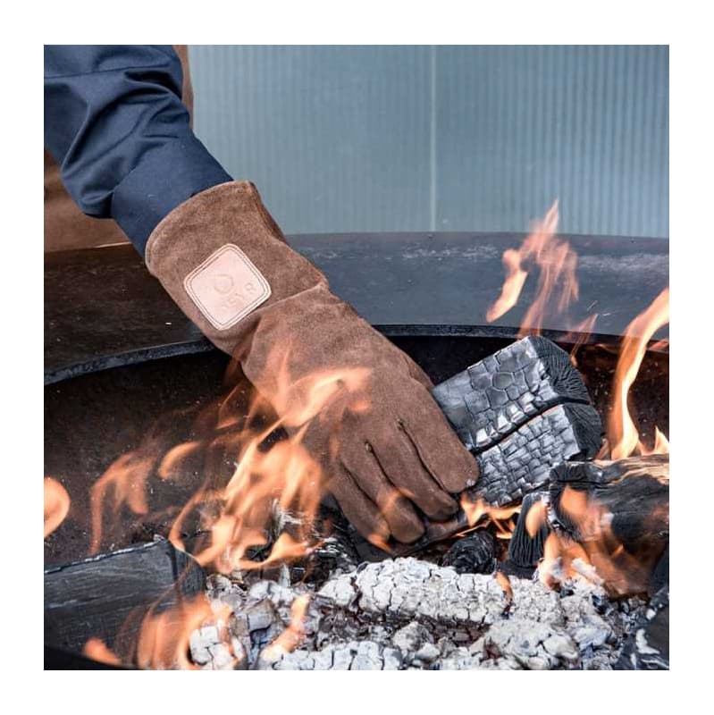 OFYR Grillhandsker i Brunt Ruskind Sæt med 2 stk. fra by Brorson