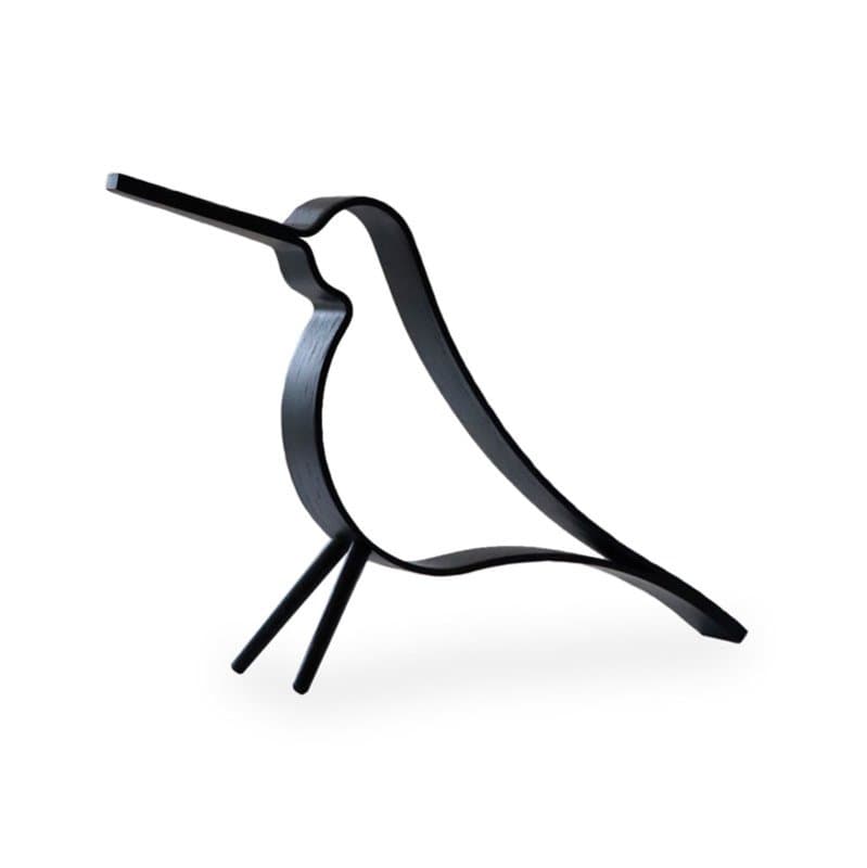Woody Bird Fuglefigur i Sort Eg fra by Brorson