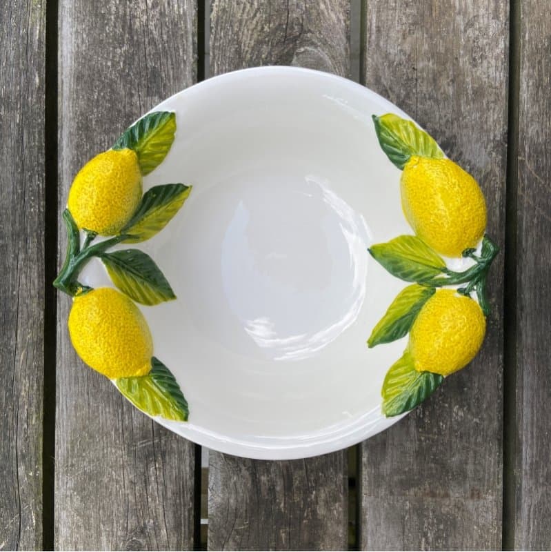 Salatskål med Citroner Stor Skål fra by Brorson