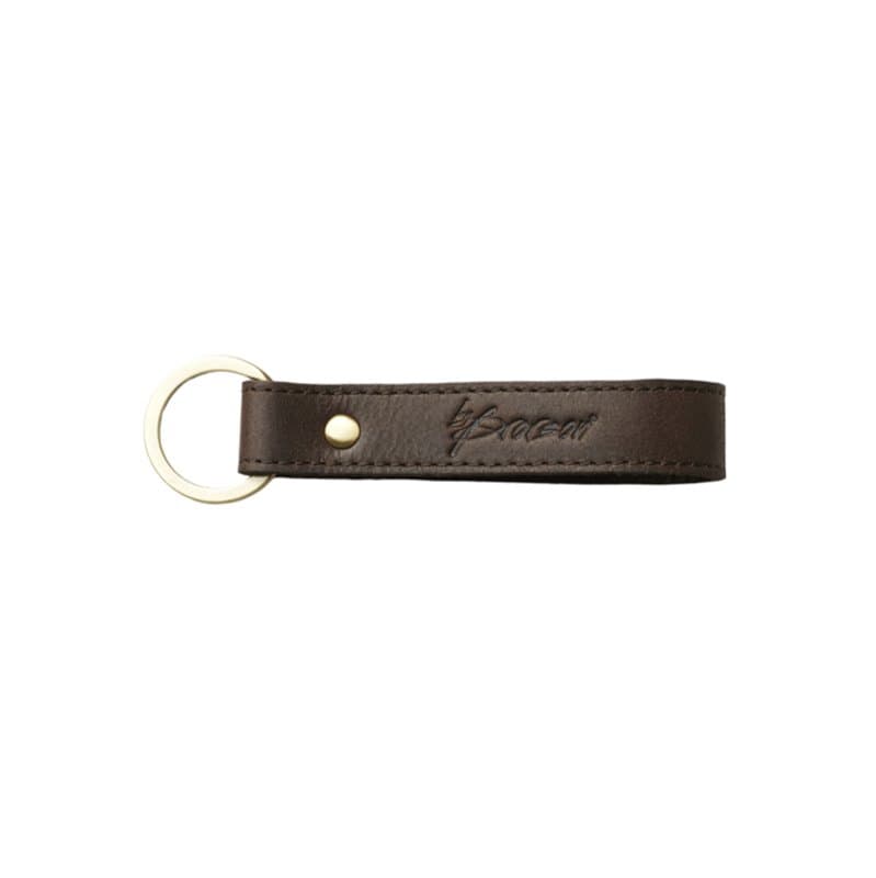 Nøglering og Keyhanger i Læder Brun fra by Brorson