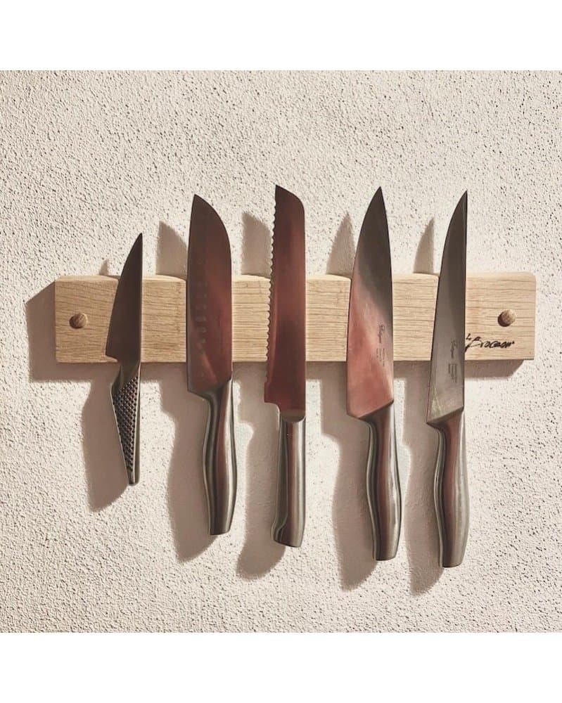 Knivholder Natur Eg Ekstra Stærke Magneter fra by Brorson