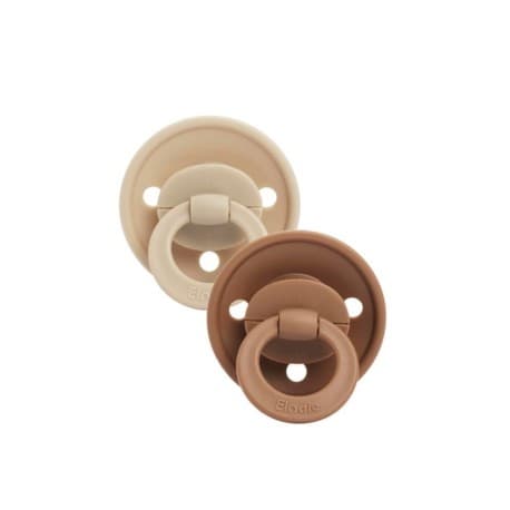 Elodie, Pacifier 3+ Mån, Latex, Pure Khaki, Rund - Latex