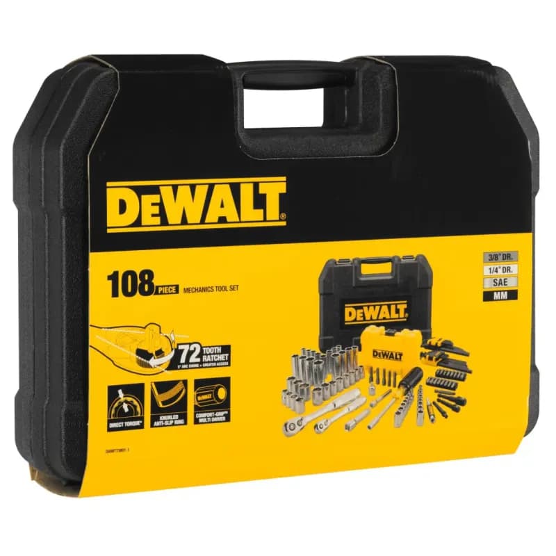 DeWALT Topnøglesæt  1/4"  3/8" 108 Stk - DWMT73801-1