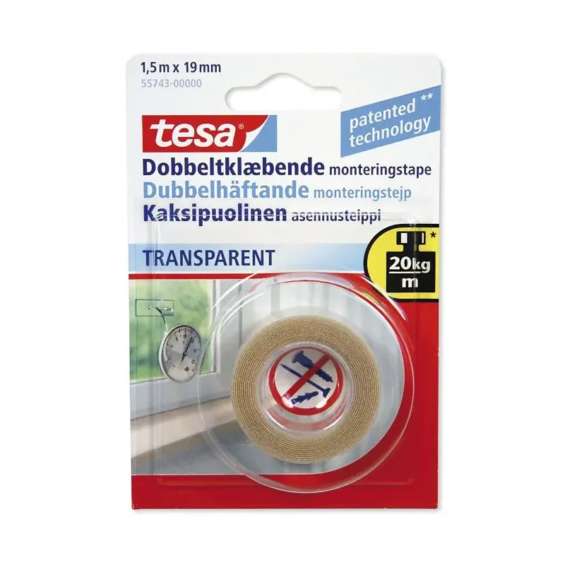 Tesa Dobbeltkl�bende Tape 55743