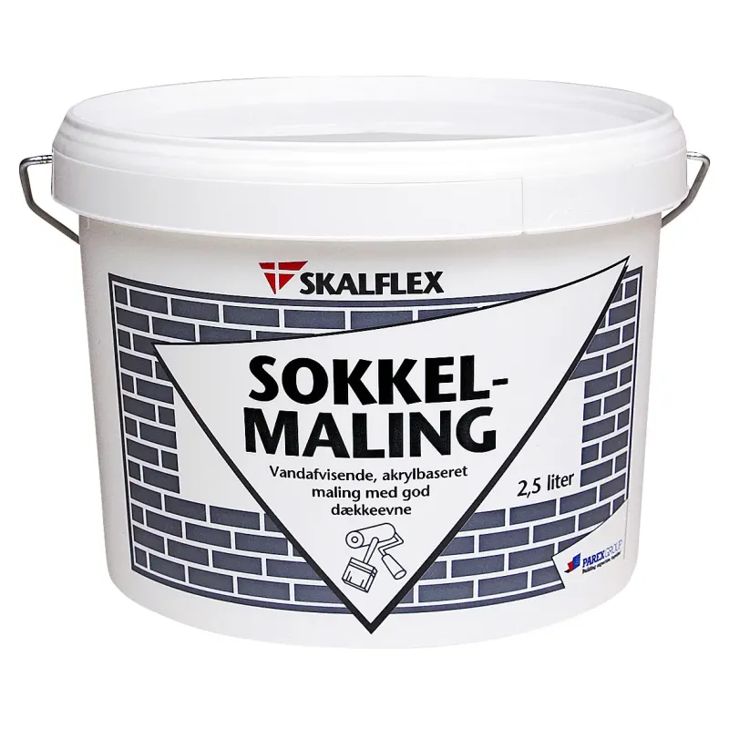 Skalflex Sokkelmaling Koksgr� - 2,5lt