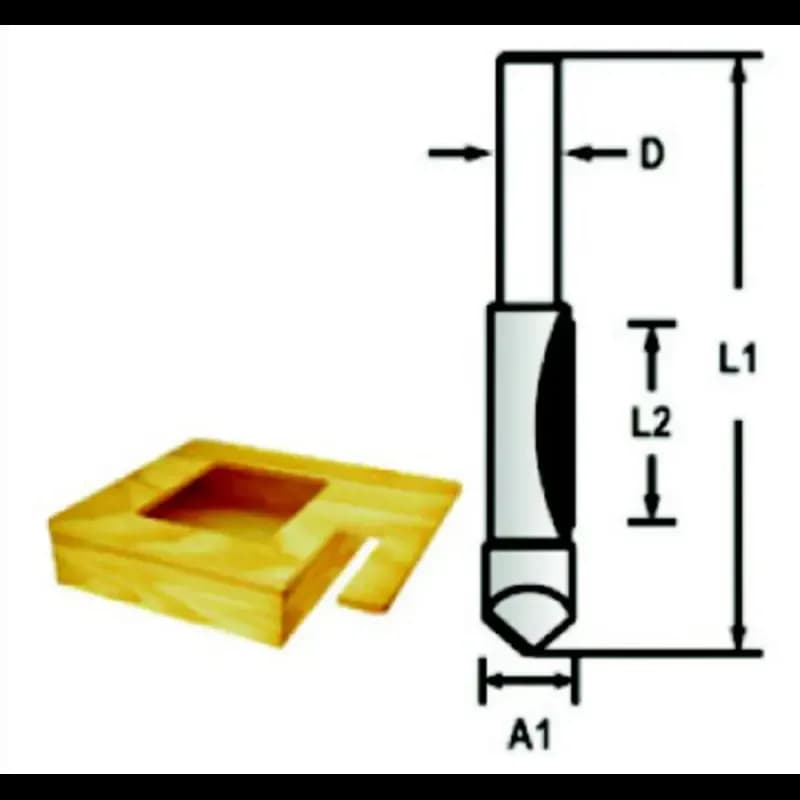 Makita Pilot Panel Fræser 9,5mm - D-47793
