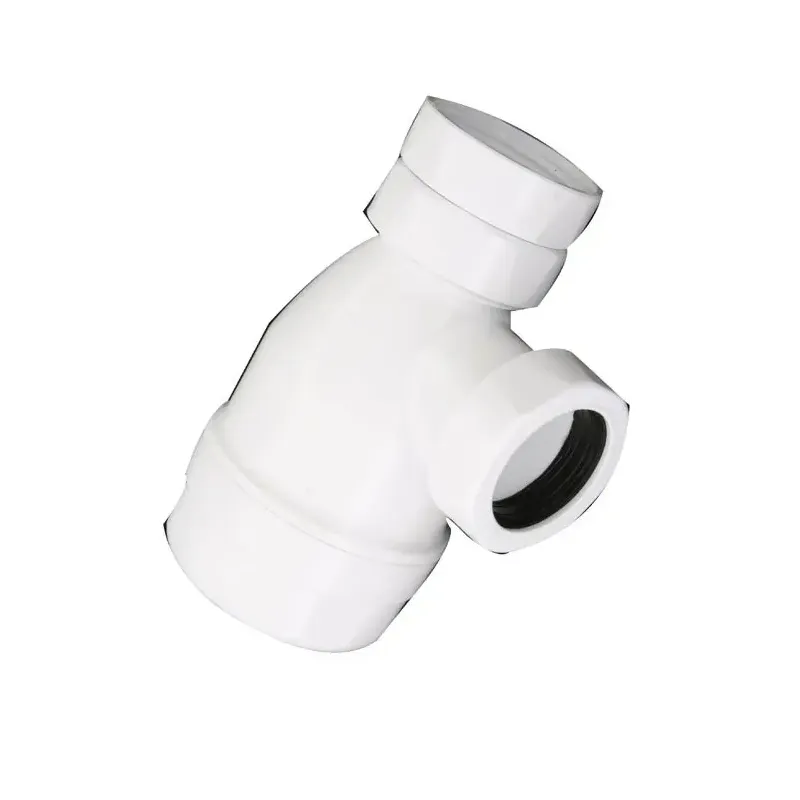 Pungvandl�s Plast Hvid  1 1/4"